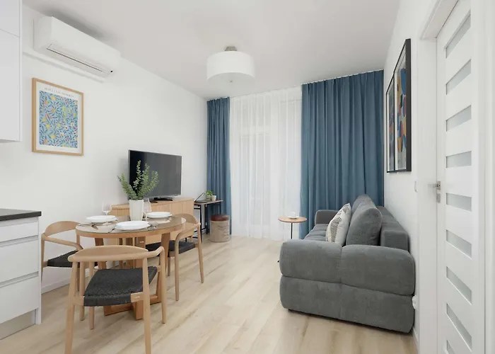 Apartment Stylish In Browary Warszawskie With Air Conditioning & Parking By Renters Warsaw